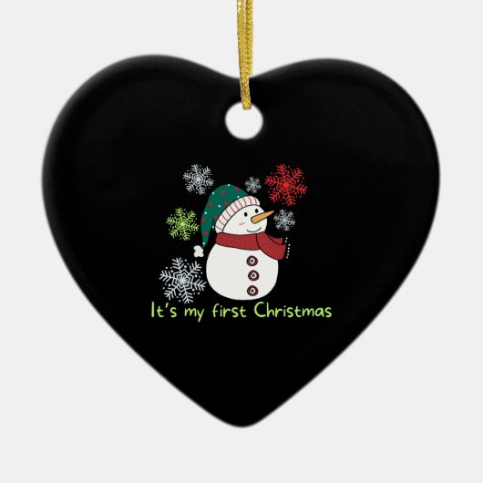 It's my first Christmas Keramisch Ornament (Voorkant)