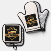 Its My Journey Cooking Mitt Set (Voorkant / Achterkant)