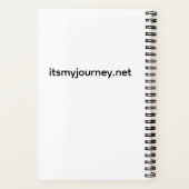 Its My Journey Spiral Notebook Notitieboek (Achterkant)