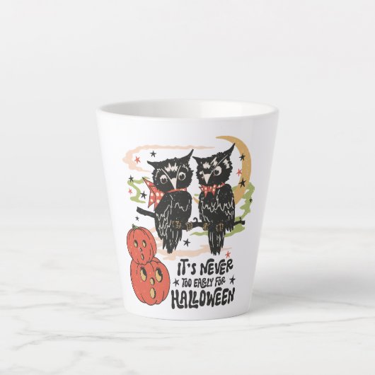 It's Never Too Early For Halloween Latte Mok (Voorkant)