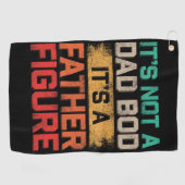It's Not A Dad Bod It's A Father Funny Golfhanddoek (Horizontaal)