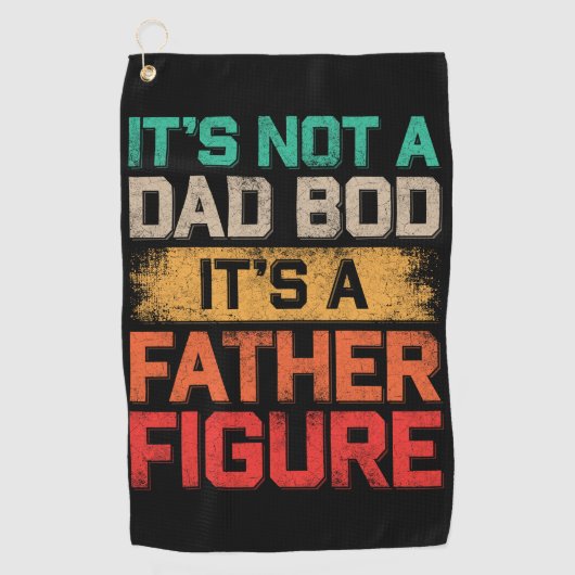It's Not A Dad Bod It's A Father Funny Golfhanddoek (Voorkant)