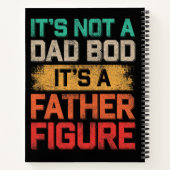 It's Not A Dad Bod It's A Father Funny Notitieboek (Achterkant)