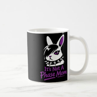 Its Not A Phase Mom Funny Emo Easter Rabbit  Koffiemok