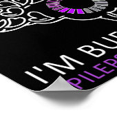 It's Not A Seizure I'm Buffering Epilepsy Awarenes Poster (Hoek)
