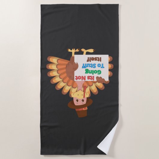 Its Not Going To Stuff Itself Strandlaken (Voorkant)