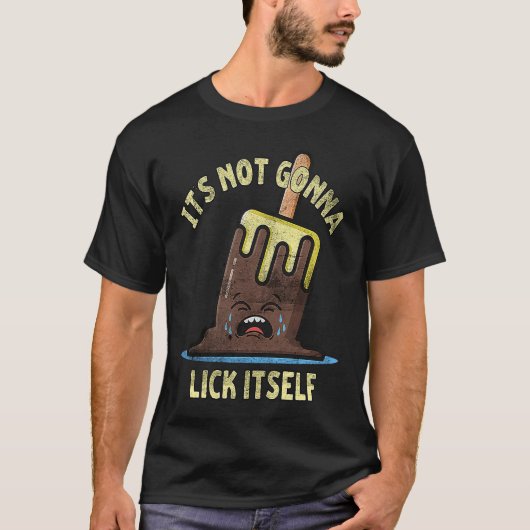 It's Not Gonna Lick Itself Hello Summer Popsicle C T-shirt (Voorkant)