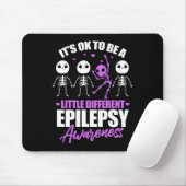 Its Ok To Be A Little Different Epilepsy Awareness Muismat (Met muis)