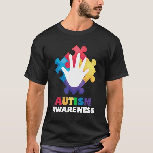 Its Ok To Be Different Autism Awareness Acceptance T-shirt (Voorkant)