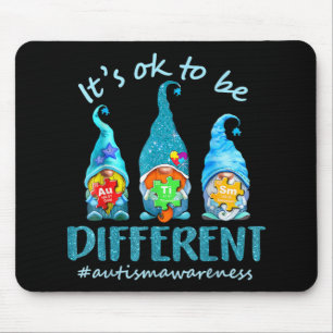 It's Ok To Be Different Autism Awareness Gnomes Muismat