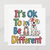 It's ok to be different kaart (Voorkant / Achterkant)