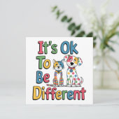 It's ok to be different kaart (Staand voorkant)