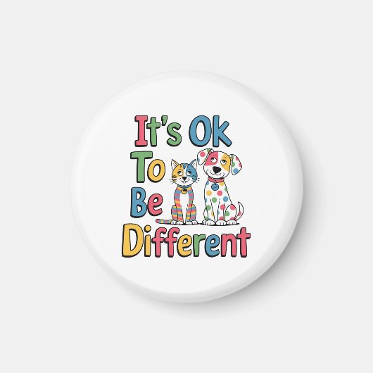 It's ok to be different magneet (Voorkant)
