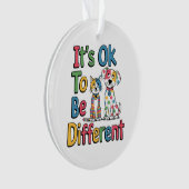 It's ok to be different ornament (voorkant)