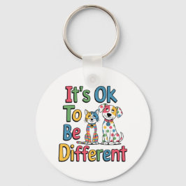 It's ok to be different sleutelhanger