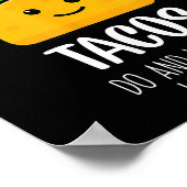 Its Ok To Fall Apart Sometimes Tacos Do Mental Hea Poster (Hoek)