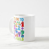 Its OK To Feel All The Feels Maths Mug (Devant gauche)
