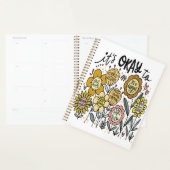 It's Okay To Boho Floral Planner (Display)