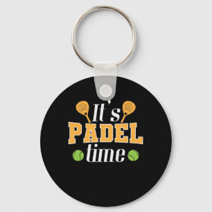 It's Padel Time Tennis Sport Sleutelhanger