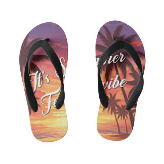 It's summer feel the vibe kinder teenslippers