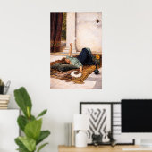 It's Sweet Doing Nothing by Waterhouse Poster (Thuiskantoor)