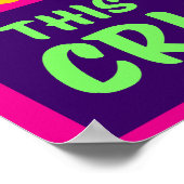 IT'S THE DEMENTIA | Pink | Protest Poster (Hoek)