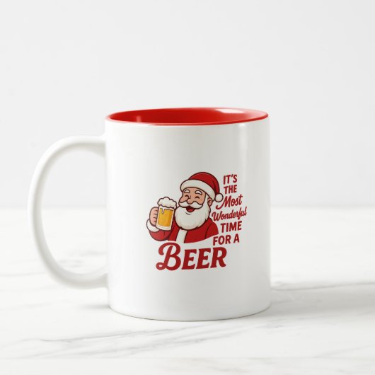 It's the Most Wonderful Time for a Beer Mug (Gauche)