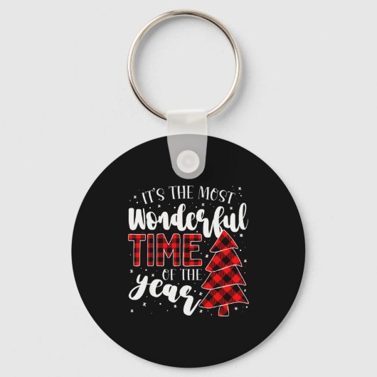 Its The Most Wonderful Time Of The Year Christmas Sleutelhanger (Voorkant)