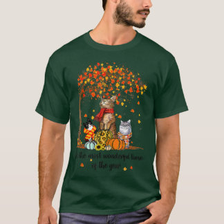 Its The Most Wonderful Time Of The Year Family Cat T-shirt