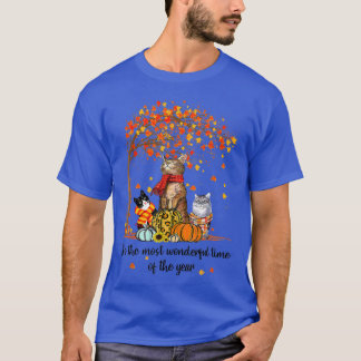 Its The Most Wonderful Time Of The Year Family Cat T-shirt