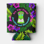 "It's Tiki Time" met namen Blikjeskoeler (Voorkant)