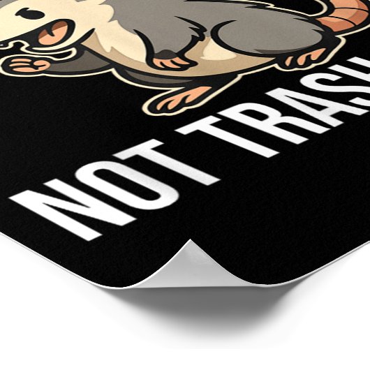 It's Trash Can Not Trash Can't Ossum Fun  Poster (Hoek)