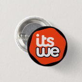 It's We - parody logo - button (Voorkant /achterkant)