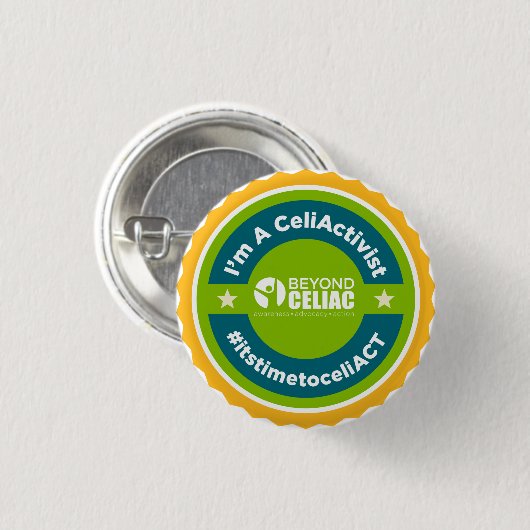 #itsTimeToCeliACT Button (Voorkant /achterkant)