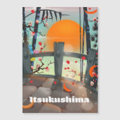 Itsukushima Japan reisposter (Voorkant)