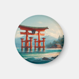 Itsukushima Torii, Itsukushima-schrijn, Miyajima Magneet