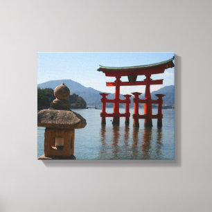 itsukushima torii toile