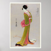 Itsutomi (1793) van Eishi Hosoda 1756-1829 Poster (Voorkant)