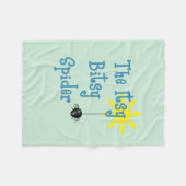 Itsy Bitsy Spider Fleece Blanket Deken (Voorkant (Horizontaal))