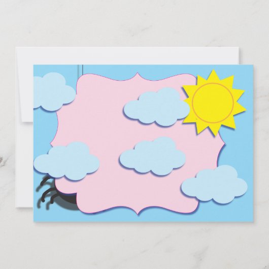 Itsy Bitsy Spider Invitation (Dos)