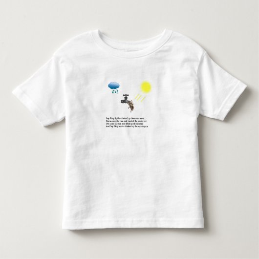 Itsy Bitsy Spider.jpg Kinder Shirts (Voorkant)
