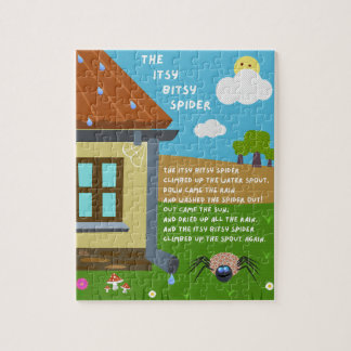 Itsy Bitsy Spider Nursery Rhyme Puzzle Legpuzzel