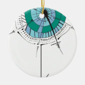 Itsy bitsy spin keramisch ornament (Voorkant)