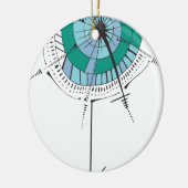 Itsy bitsy spin keramisch ornament (Links)