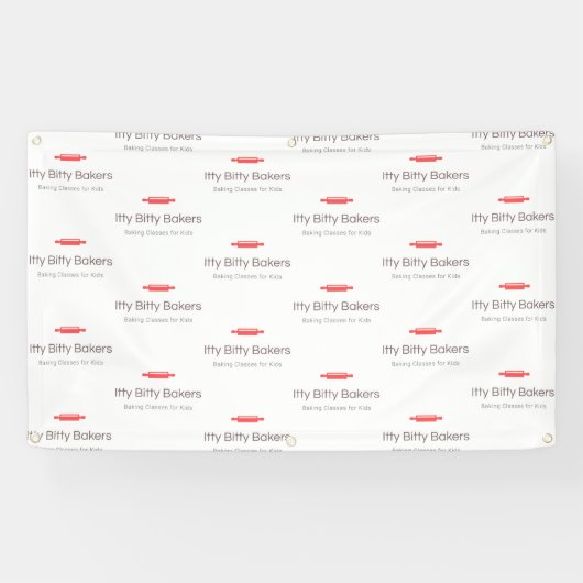 Itty Bitty Bakers Achtergrond Banner (Horizontaal)