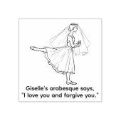 Itty Bitty Ballet Shop Rubberstempel (Afrduk)