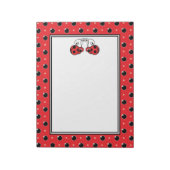 Itty Bitty Ladybug Notitieblok - Rood (Gedraaid)