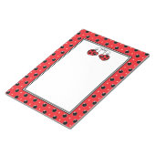Itty Bitty Ladybug Notitieblok - Rood (Schuin)