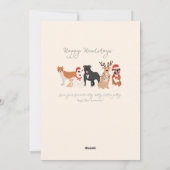 Itty Bitty Pitty-kaart Feestdagenkaart (Achterkant)