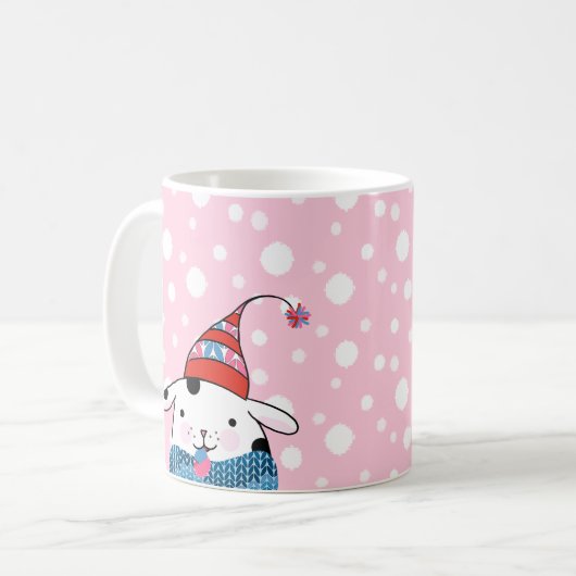 Itty Bitty Tricot Doggie Mug (Devant gauche)